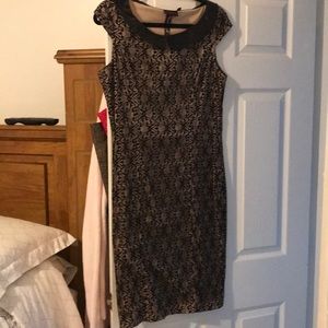 Lace black 50’s style cocktail dress